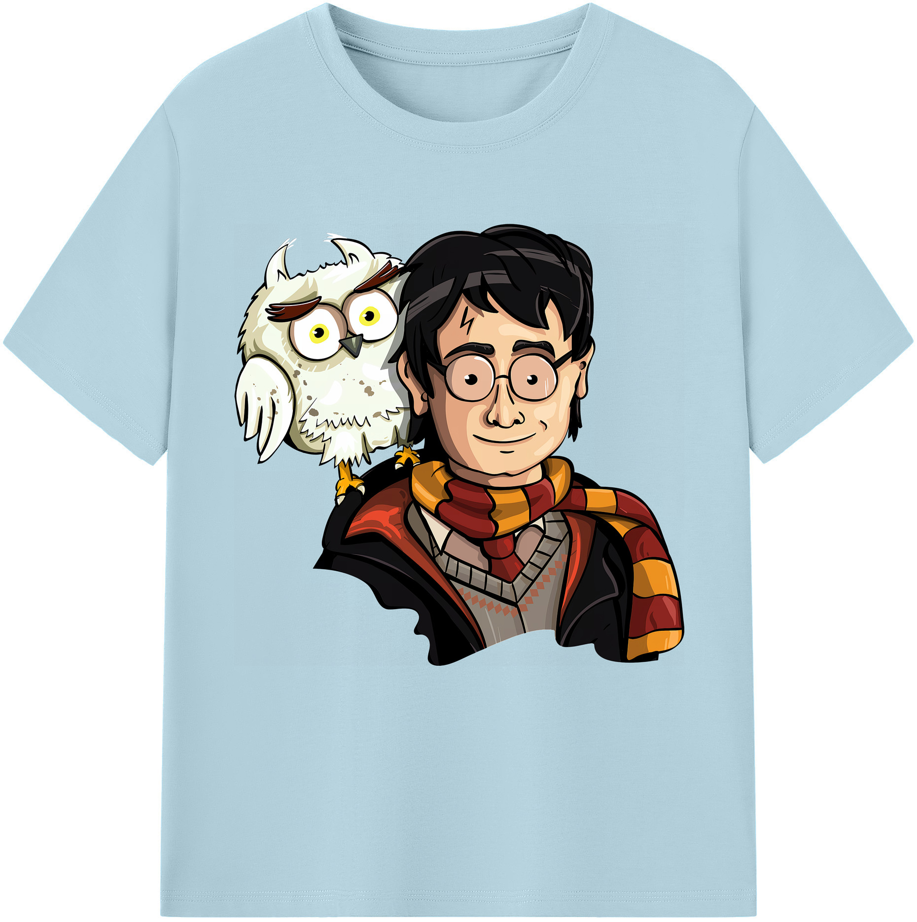 （画像用） Harry Potter ハリー・ポッターシリーズ 綿100％半袖Tシャツ（フロントプリント）